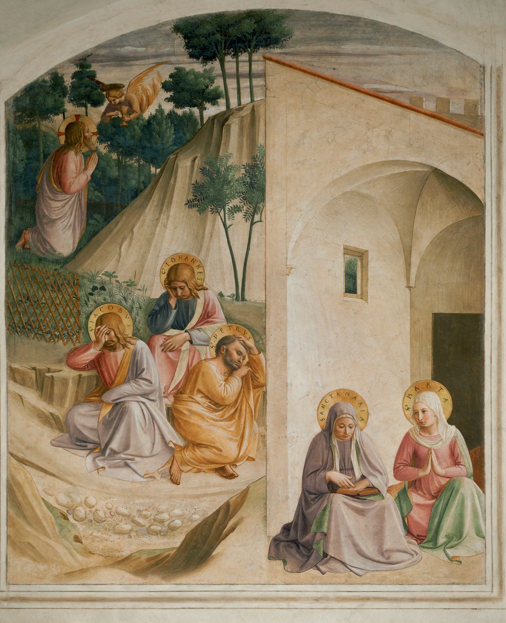 Cella 34: Christ Prays in Gethsemane by Fra (c.1387-1455) Angelico