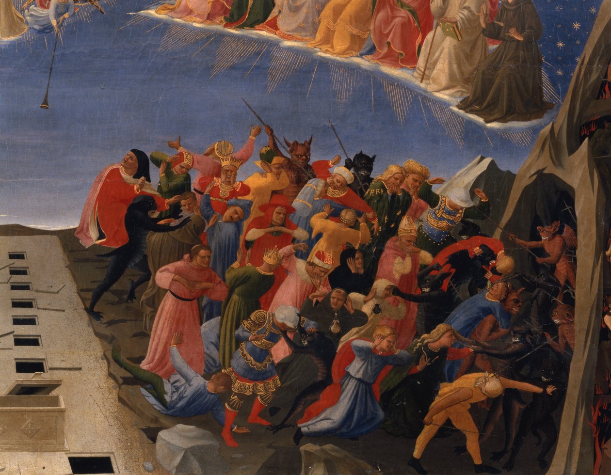 The Last Judgement (detail) by Fra (c.1387 1455) Angelico