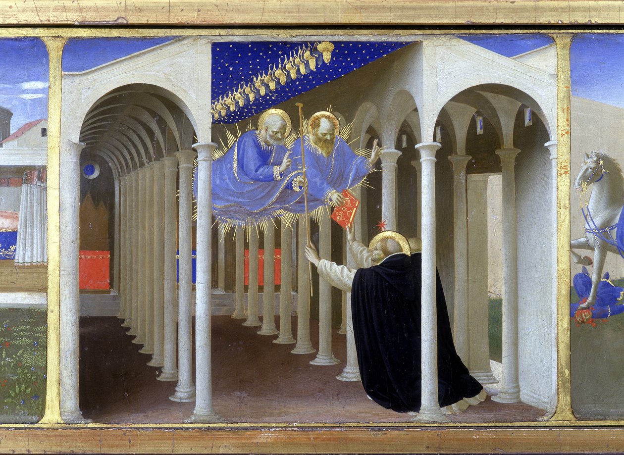 Appearance of St. Peter and St. Paul in St. Dominica by Fra  Angelico