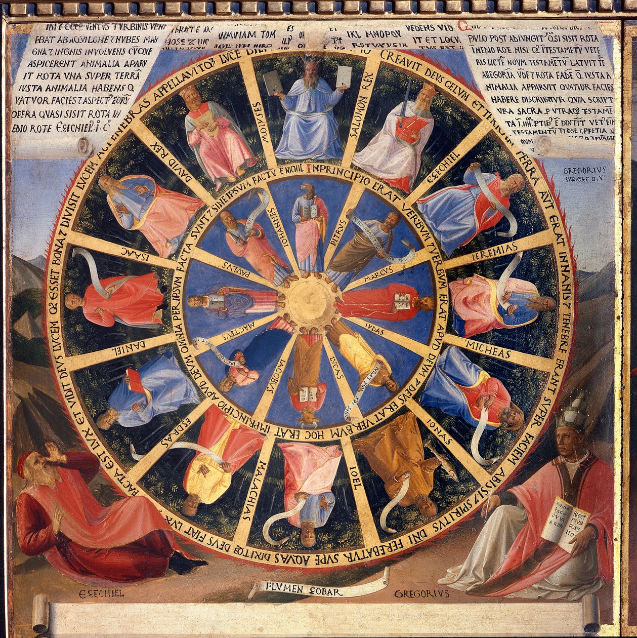 Life of Christ: The Vision of Ezechiel by Fra  Angelico