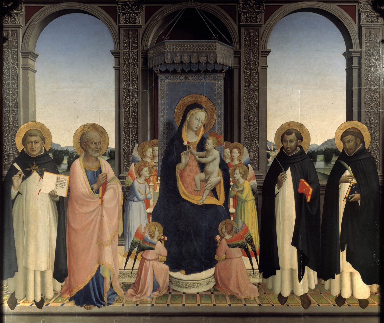 Polyptych of Saint Dominic by Fra  Angelico