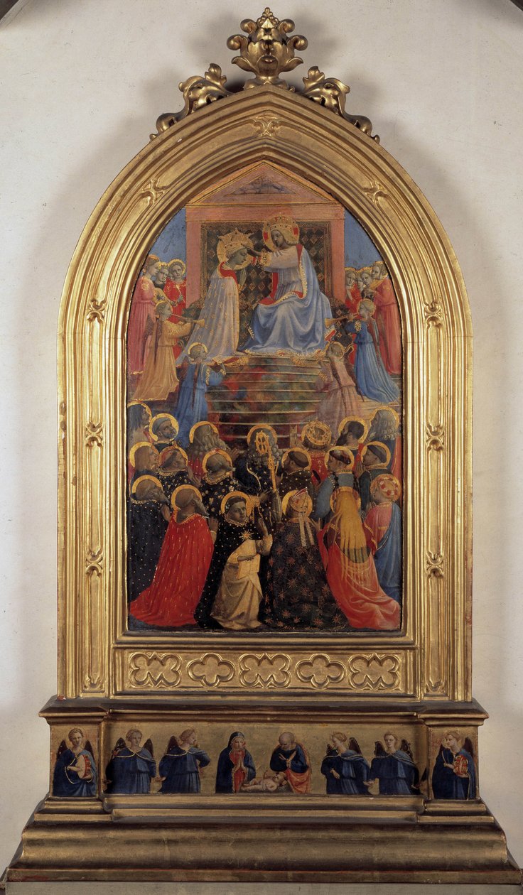 The Coronation of the Virgin by Fra  Angelico