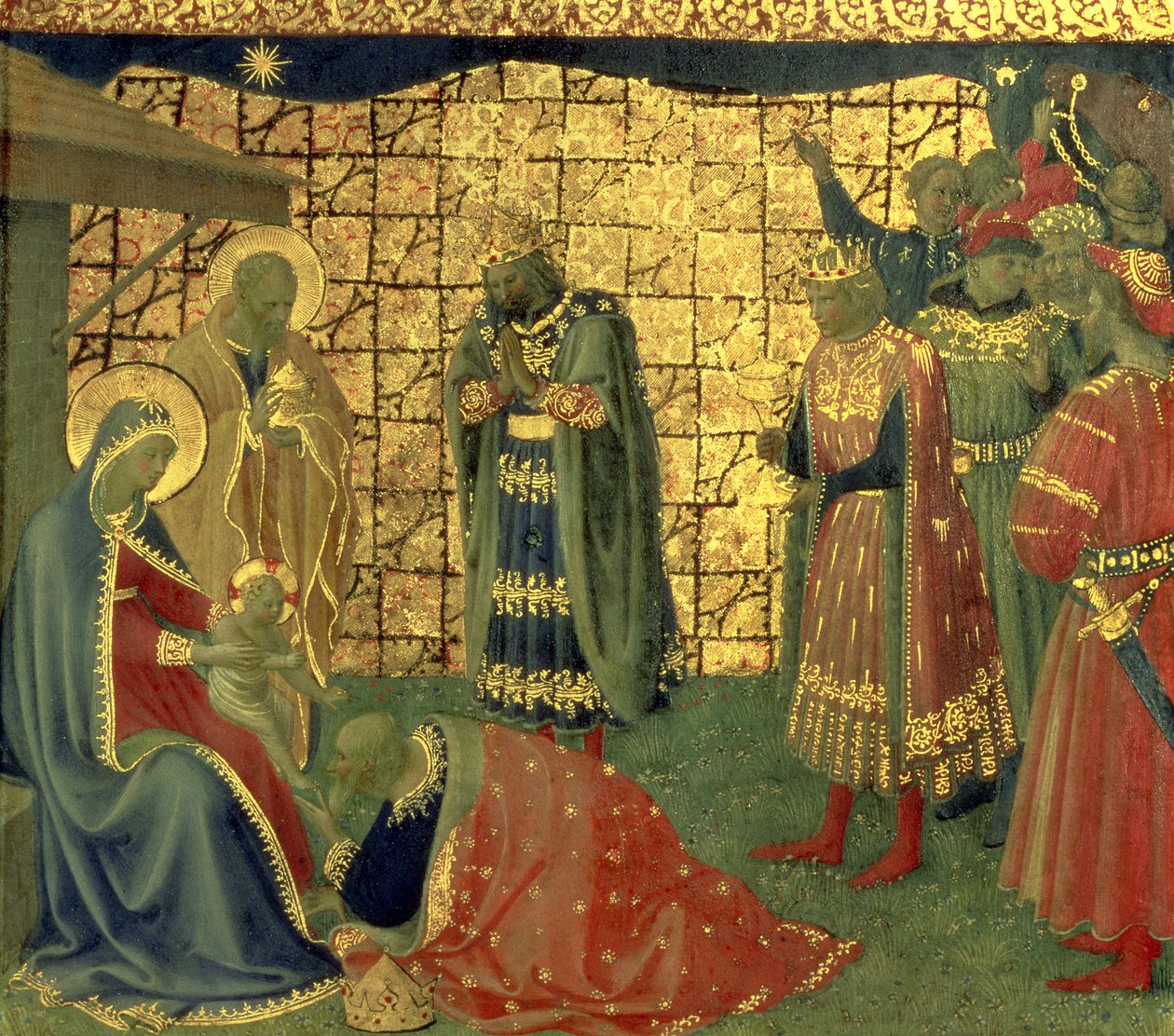 Adoration of the Magi (detail) by Fra Angelico