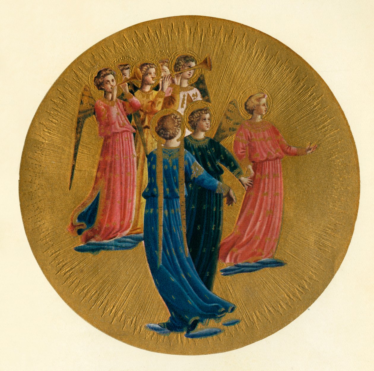 Detail (Coronation of the Virgin) by Fra Angelico