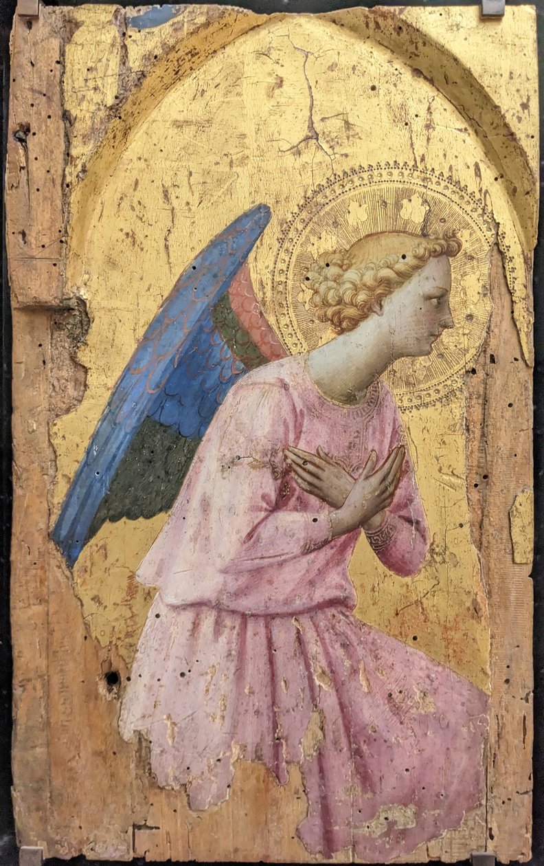 Adoring Angel, Looking Right by Fra Angelico