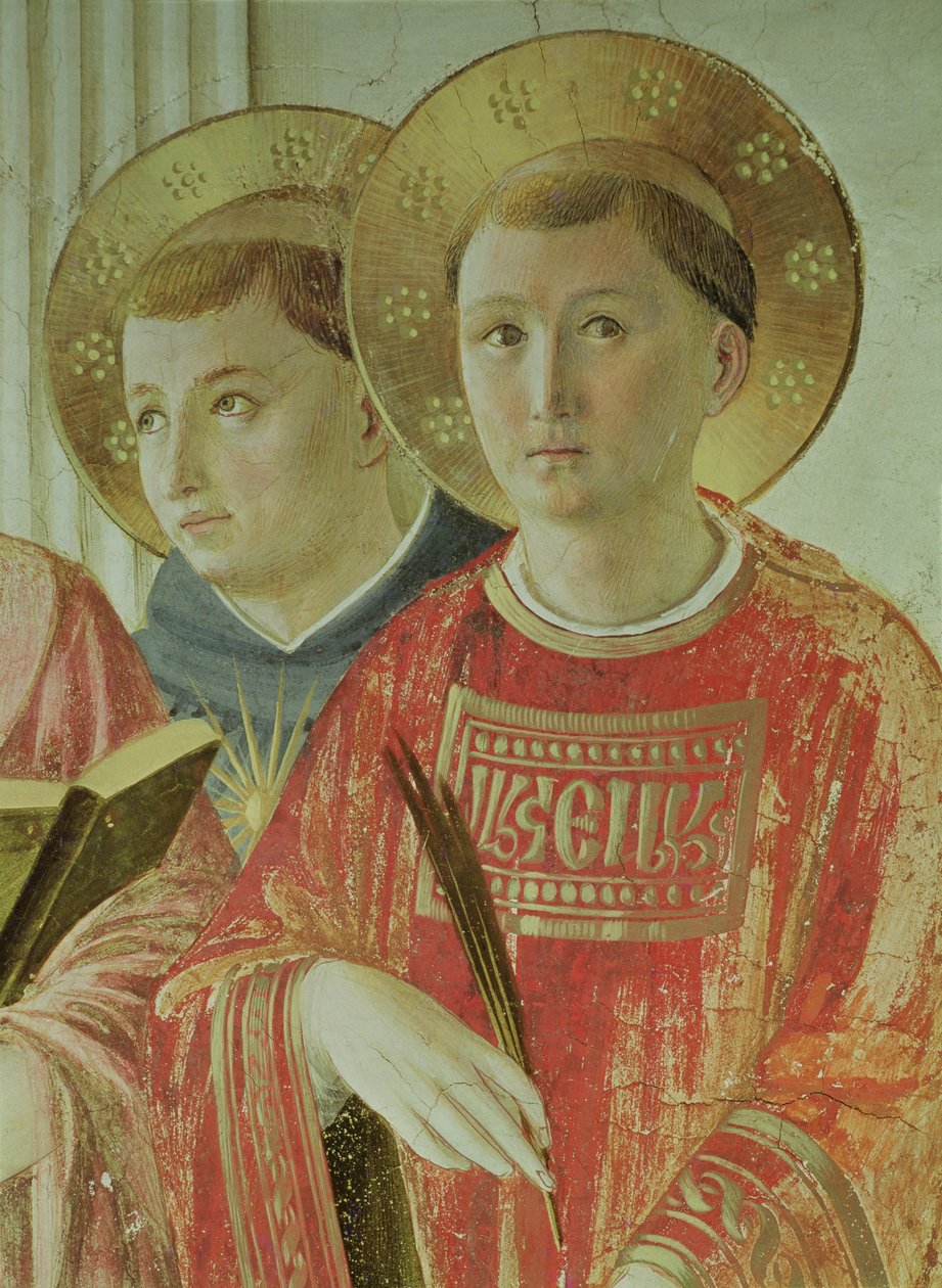 Madonna of the Shadow (detail) by Fra Angelico