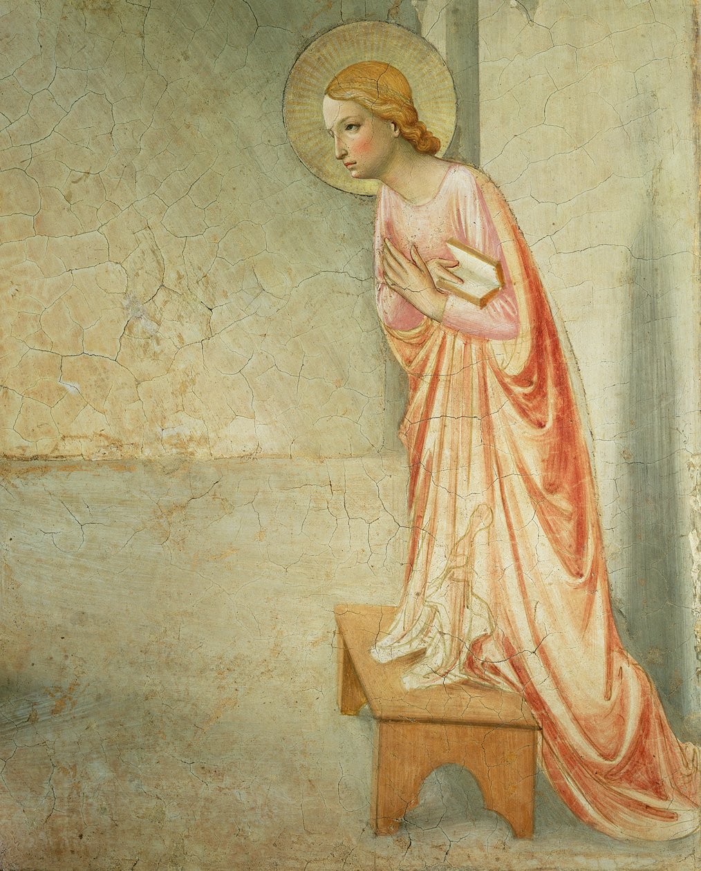 The Annunciation (detail of the Virgin) by Fra Angelico