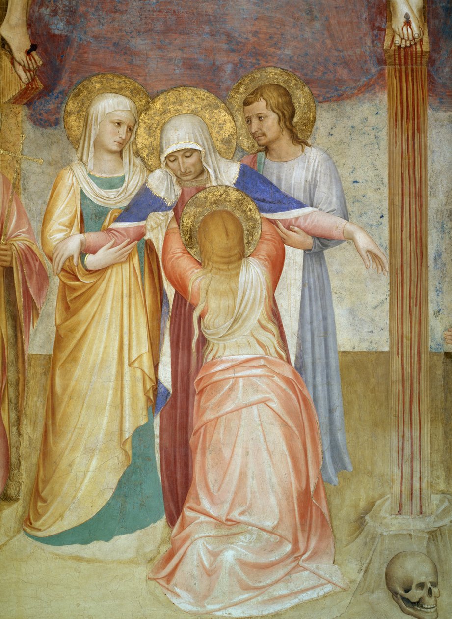 The Crucifixion (detail) by Fra Angelico: Fine art print