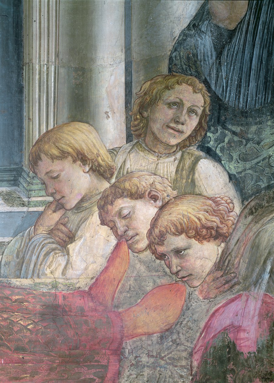 The Celebration of the Relics of St. Stephen (detail) by Fra Filippo Lippi