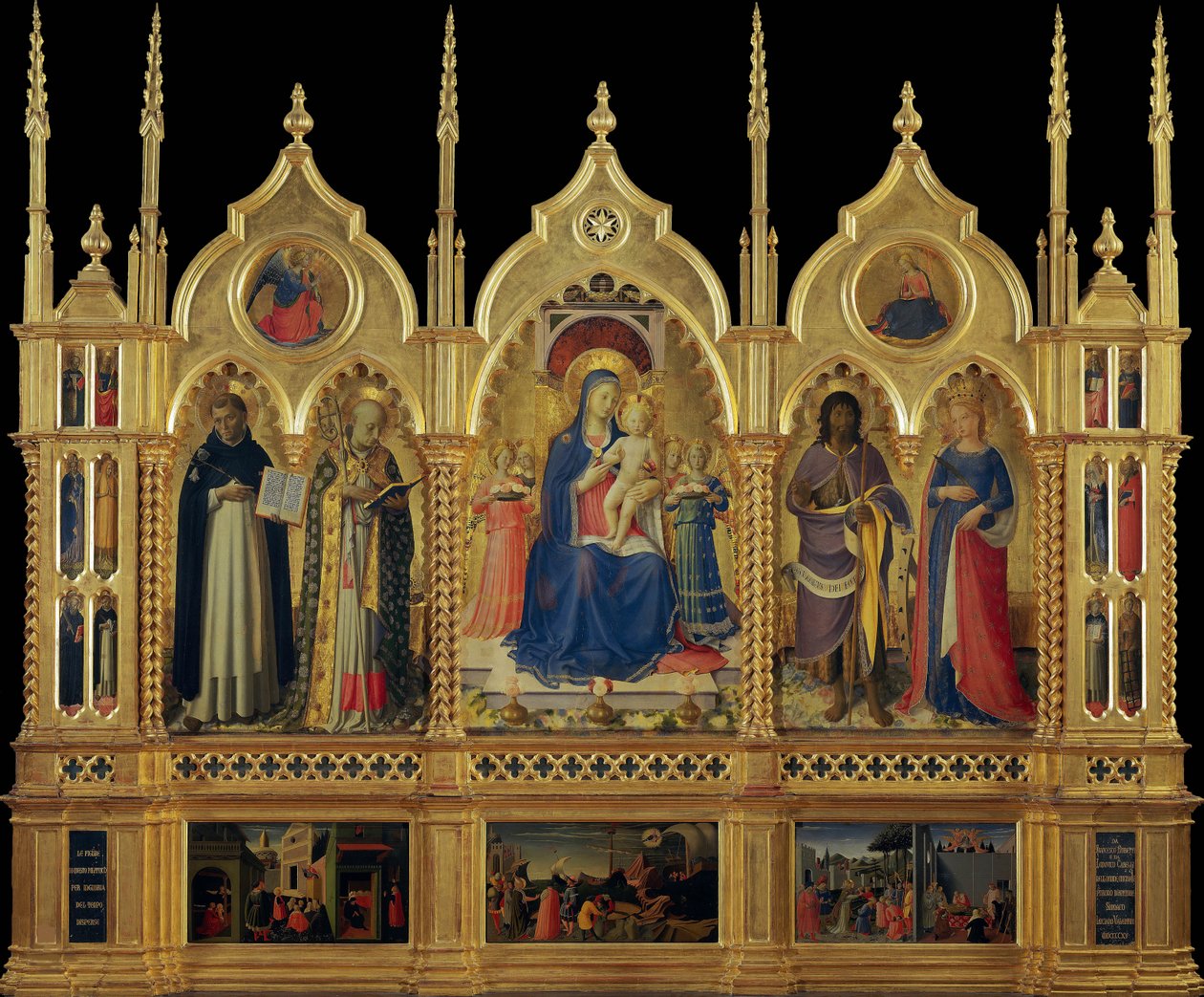 Mary with Child and Saints The Perugia Altarpiece, ca. 1437 by Fra Giovanni Angelico da Fiesole