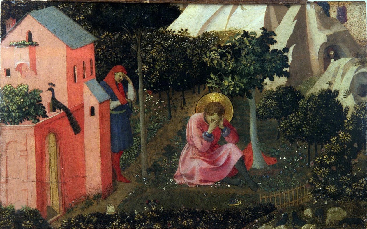 The Conversion of Saint Augustine by Fra Giovanni Angelico da Fiesole