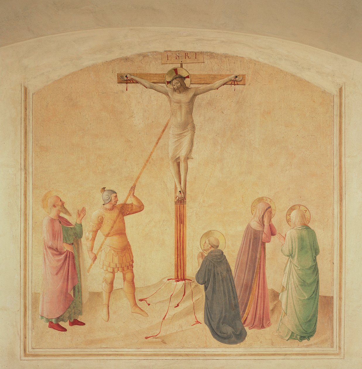 Crucifixion, the Lance Holder, c.1438-45 by Fra Angelico