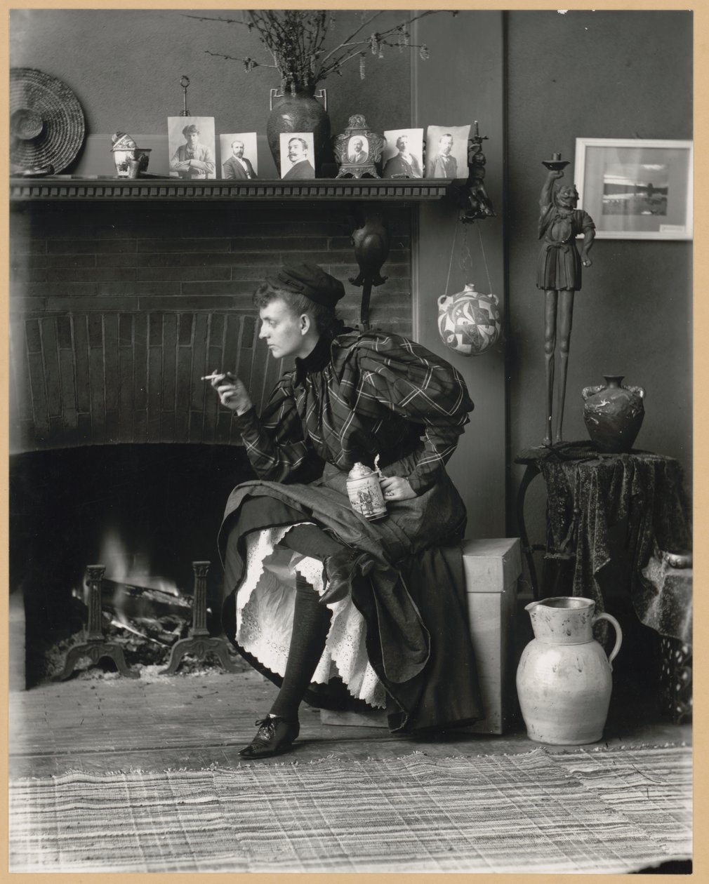 Frances Benjamin Johnston, Self-Portrait (as 