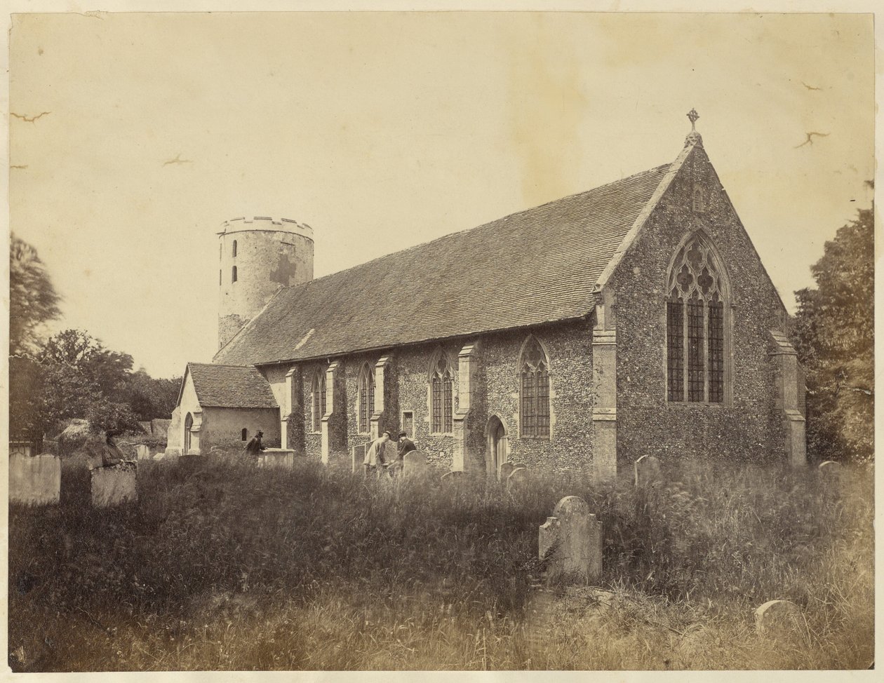 Risby Church by Frances Elizabeth Jocelyn, viscountess Jocelyn