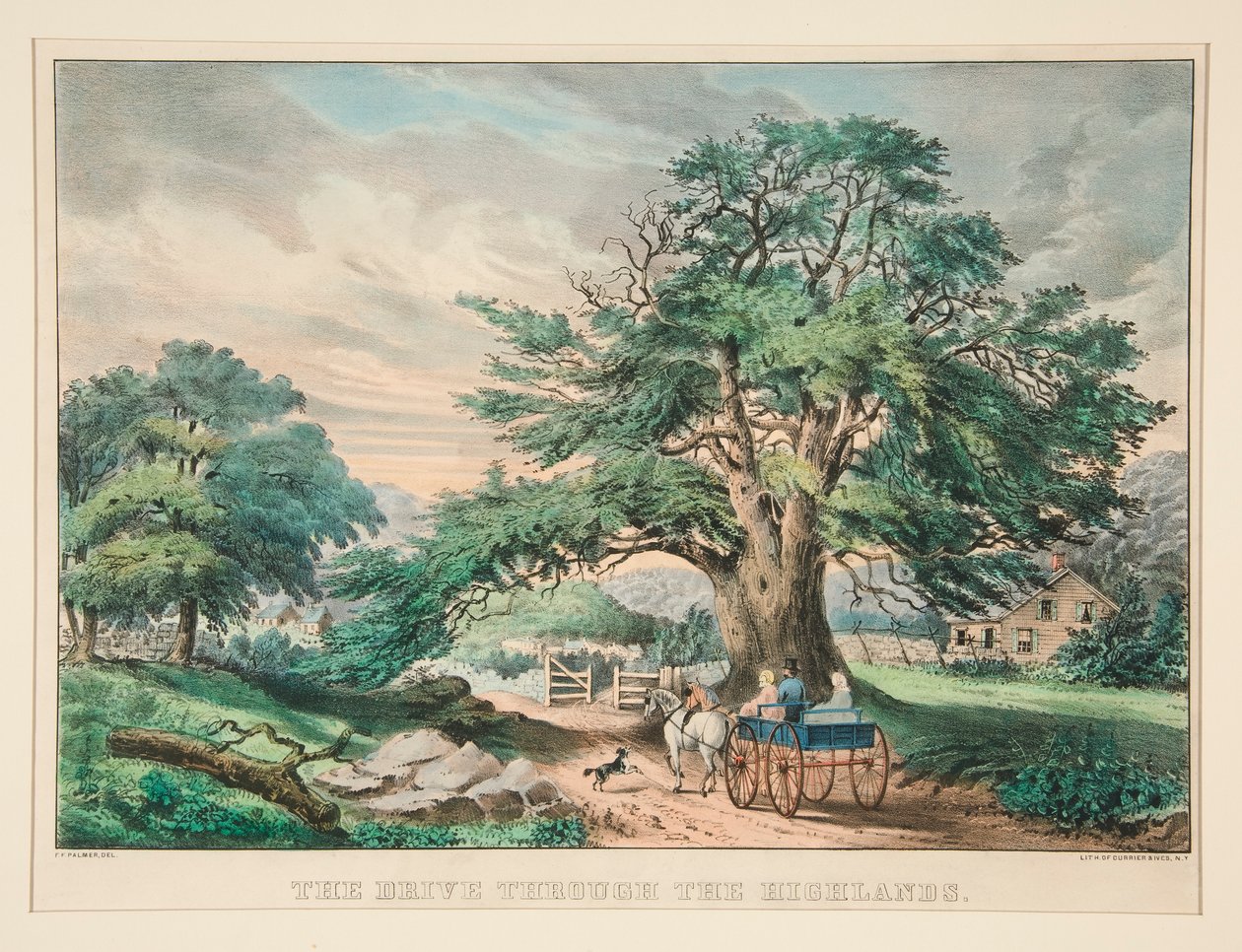 The Drive Through the Highlands by Frances Flora Bond Palmer