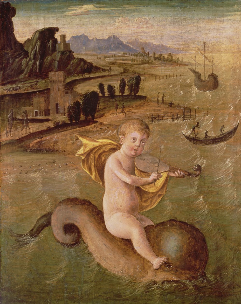 Arion Riding on the Dolphin by Francesco Bianchi Ferrari