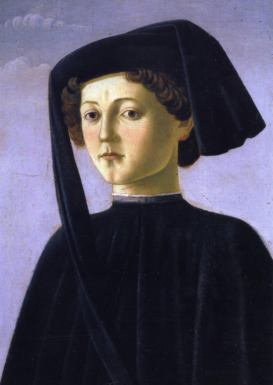 Portrait of a young man by Francesco Botticini