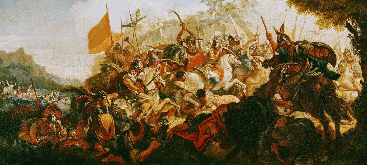 The Battle of the Granicus (May 334 BC) by Francesco Fontebasso