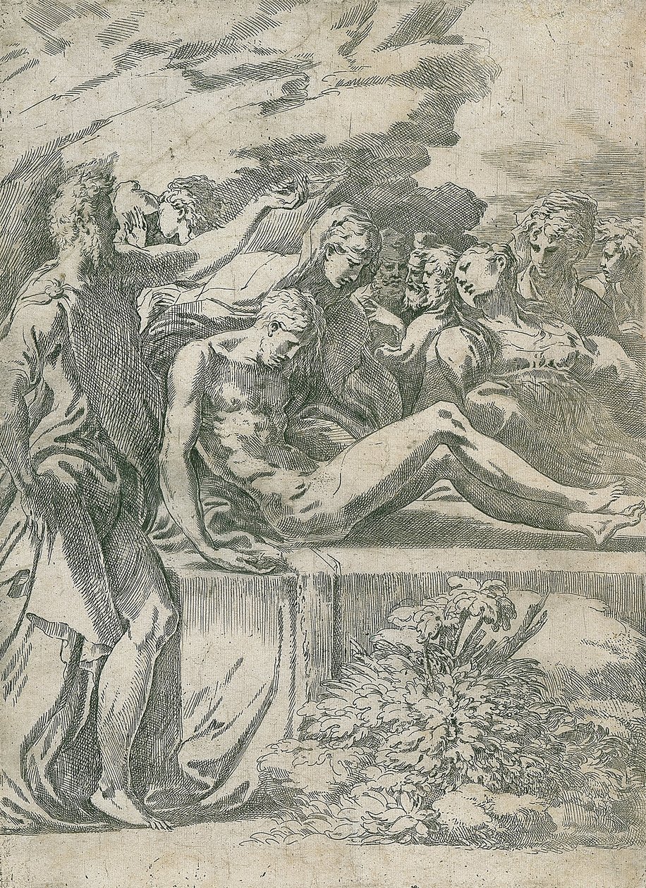 The Entombment of Christ by Parmigianino