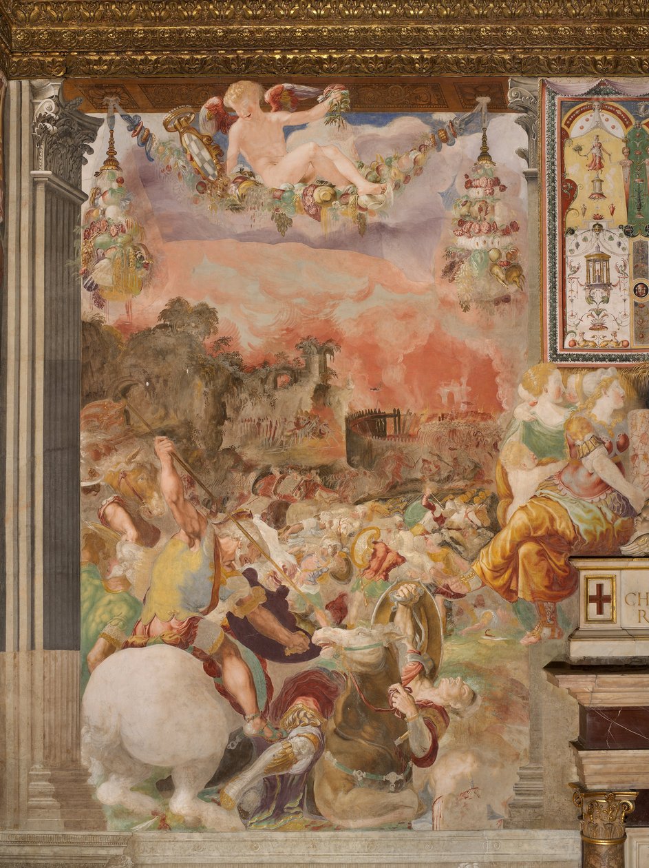 The Rout of the Volscii by Francesco de Rossi Salviati Cecchino