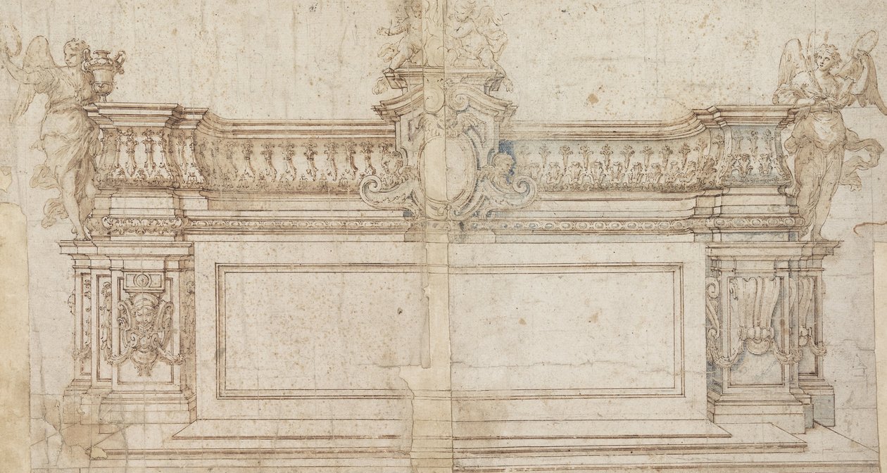 Elevation of an Altar with Alternative Suggestions by Francesco Solimena