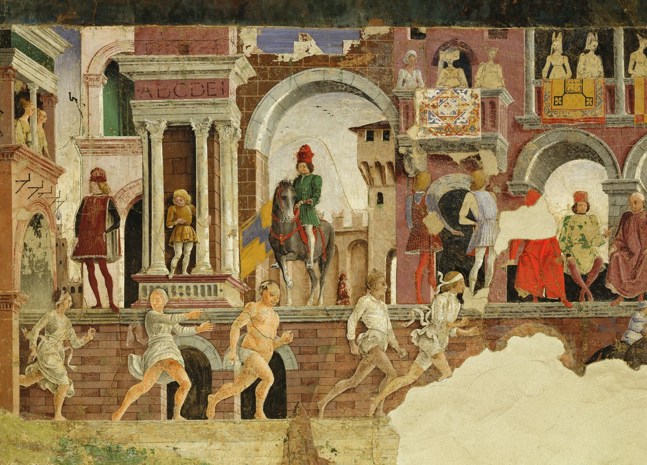 Allegory of April: a Performance at the Borso d