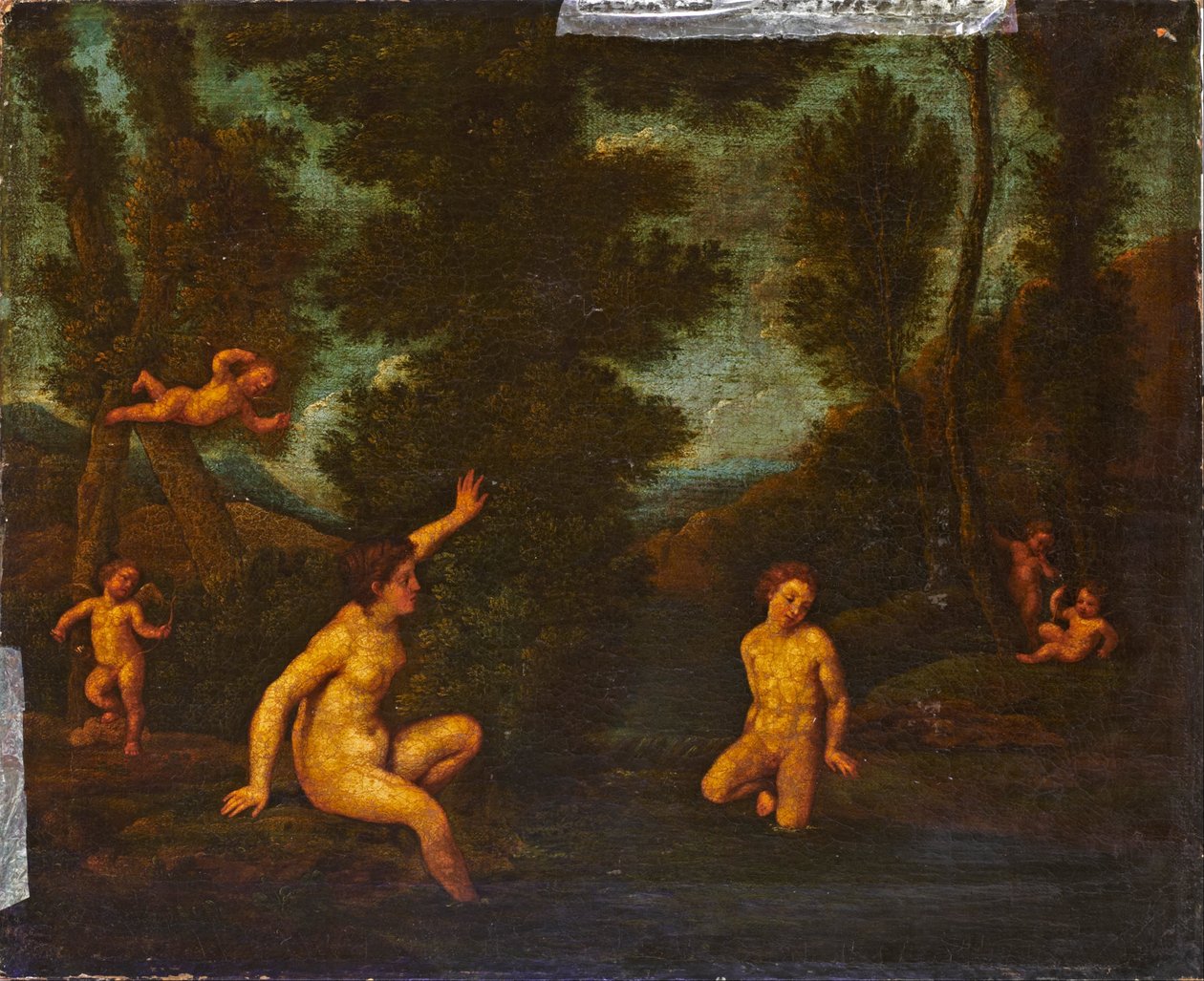 Salmacis and Hermaphrodite by Francesco Albani