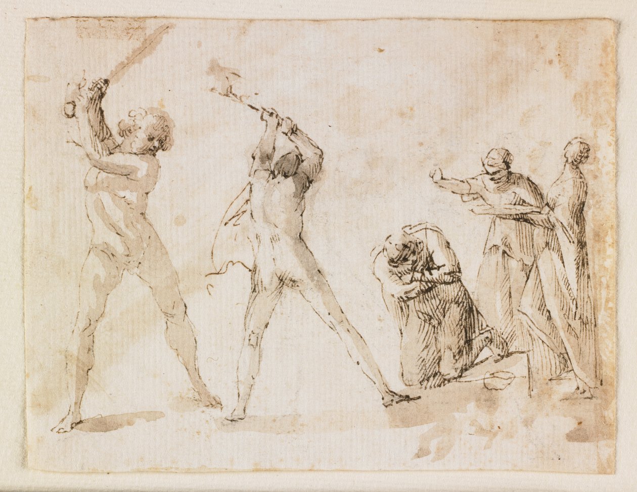 Martyrdom of Saint John the Baptist by Francesco Allegrini