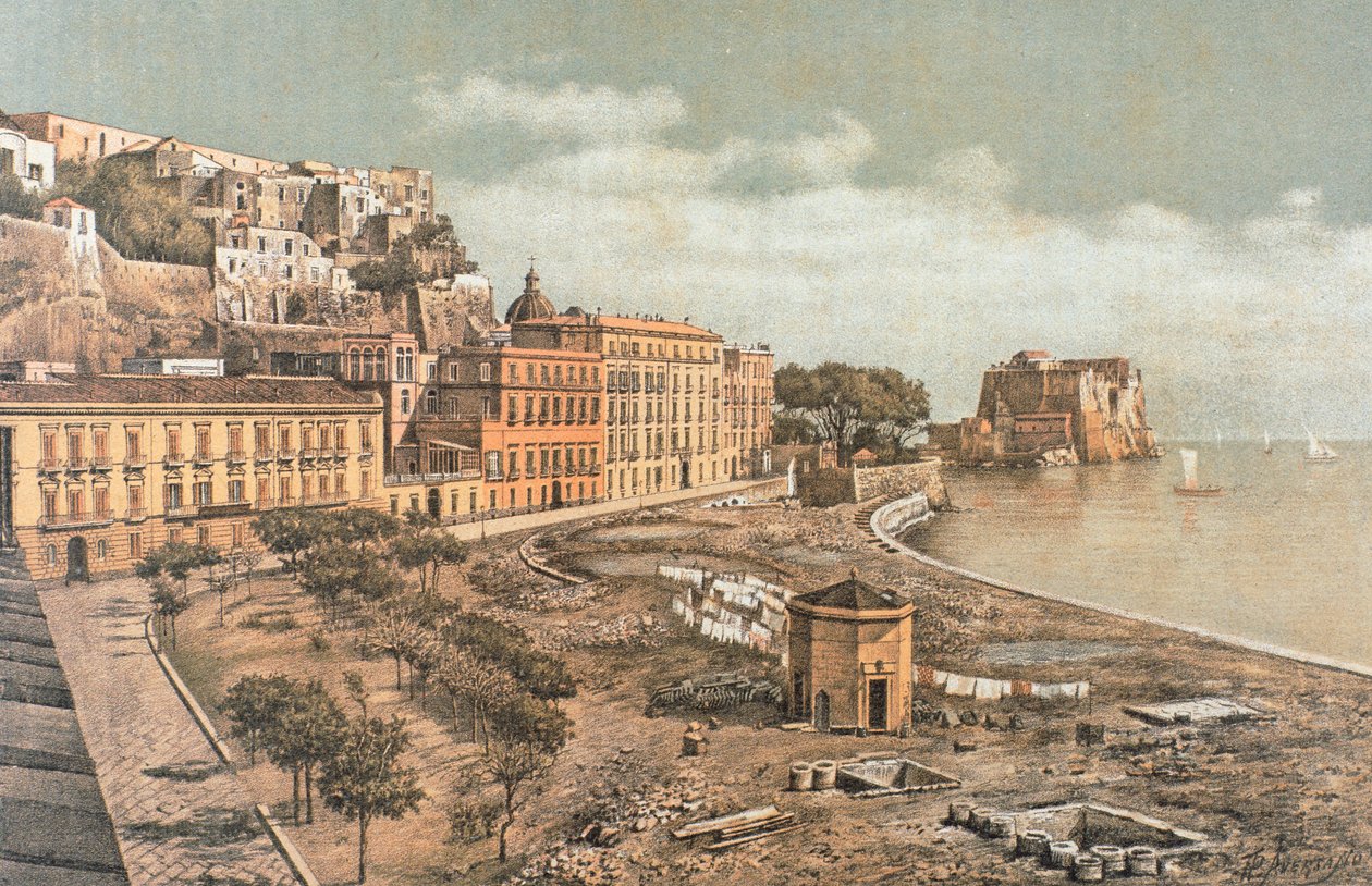 Chiatamone Street, in Naples by Francesco Aversano