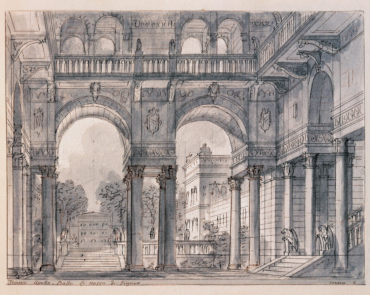 Scenography for the Second Scene of 
