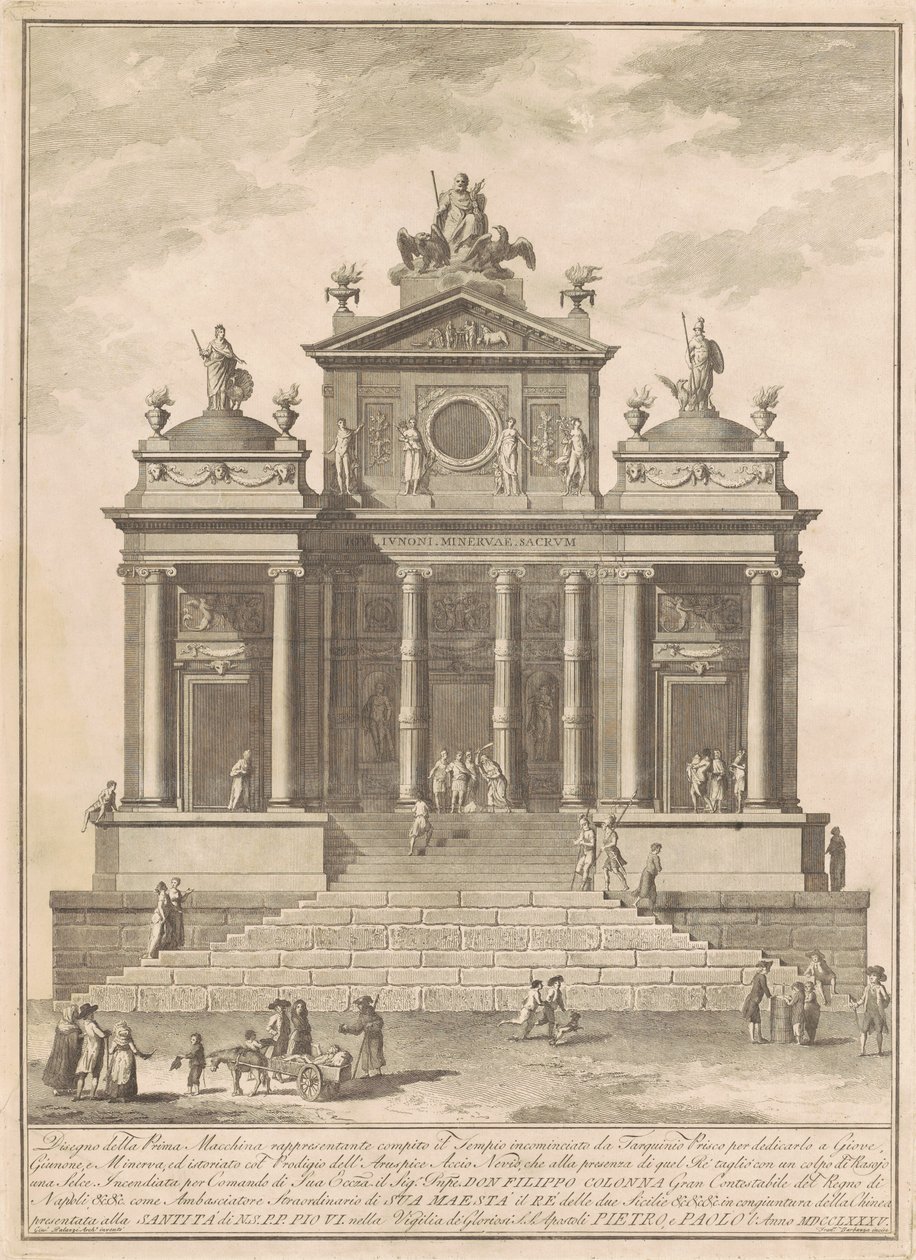 The Prima Macchina for the Chinea of 1785 by Francesco Barbazza