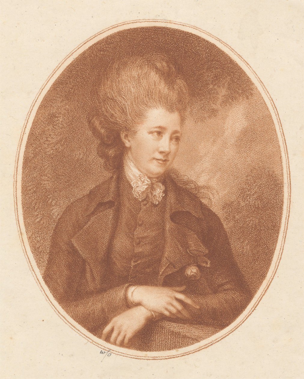 Georgiana, Countess Spencer by Francesco Bartolozzi
