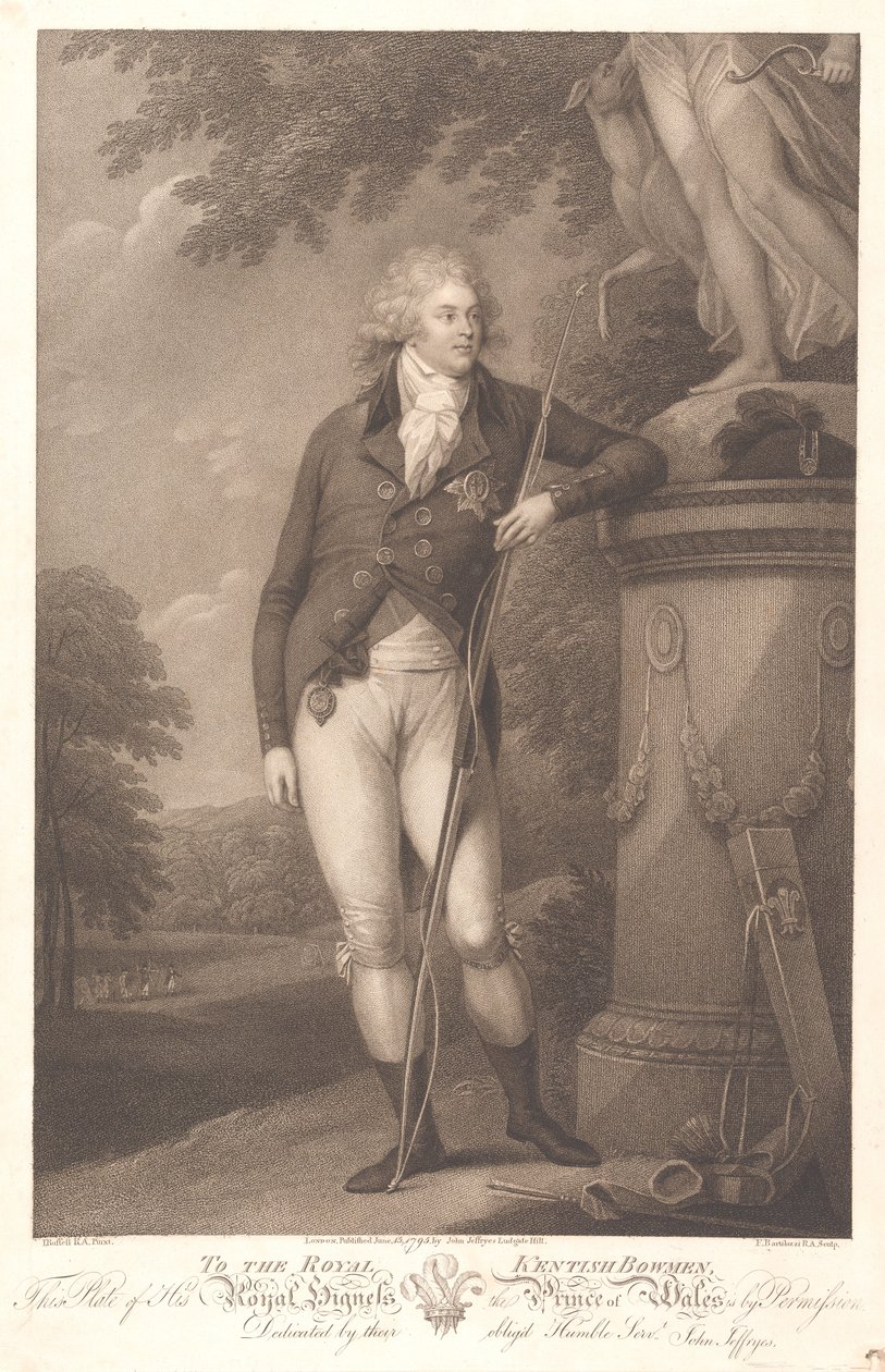 His Royal Highness, The Prince Of Wales by Francesco Bartolozzi