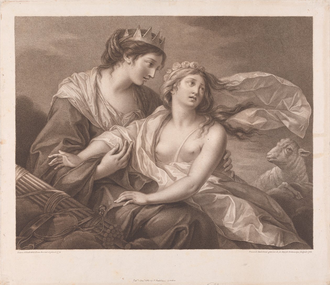 Innocence in the Arms of Justice by Francesco Bartolozzi