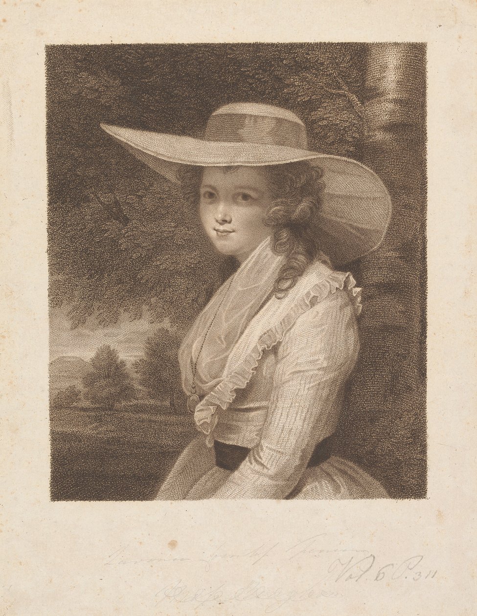 Lavinia Spencer (née Bingham), Countess Spencer by Francesco Bartolozzi