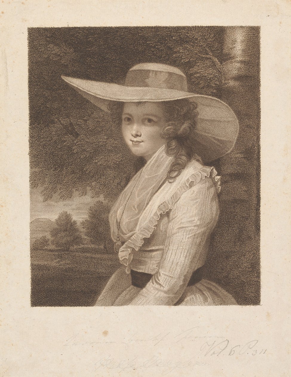 Lavinia Spencer (née Bingham), Countess Spencer by Francesco Bartolozzi