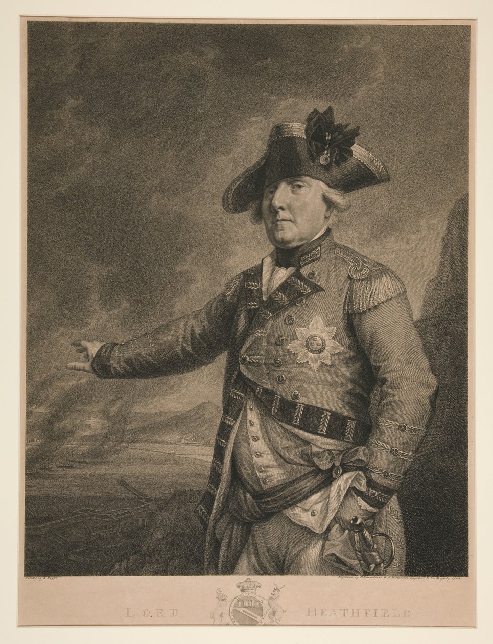 Lord Heathfield by Francesco Bartolozzi
