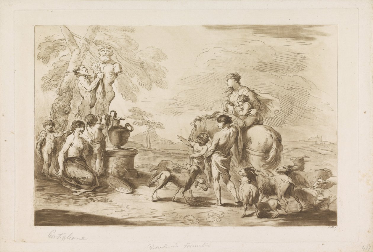 Offering to Pan by Francesco Bartolozzi