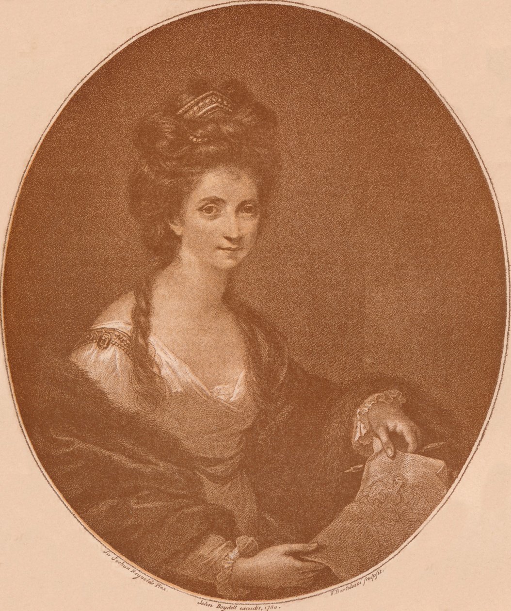 Portrait of Angelica Kauffman, c1777 1904 by Francesco Bartolozzi