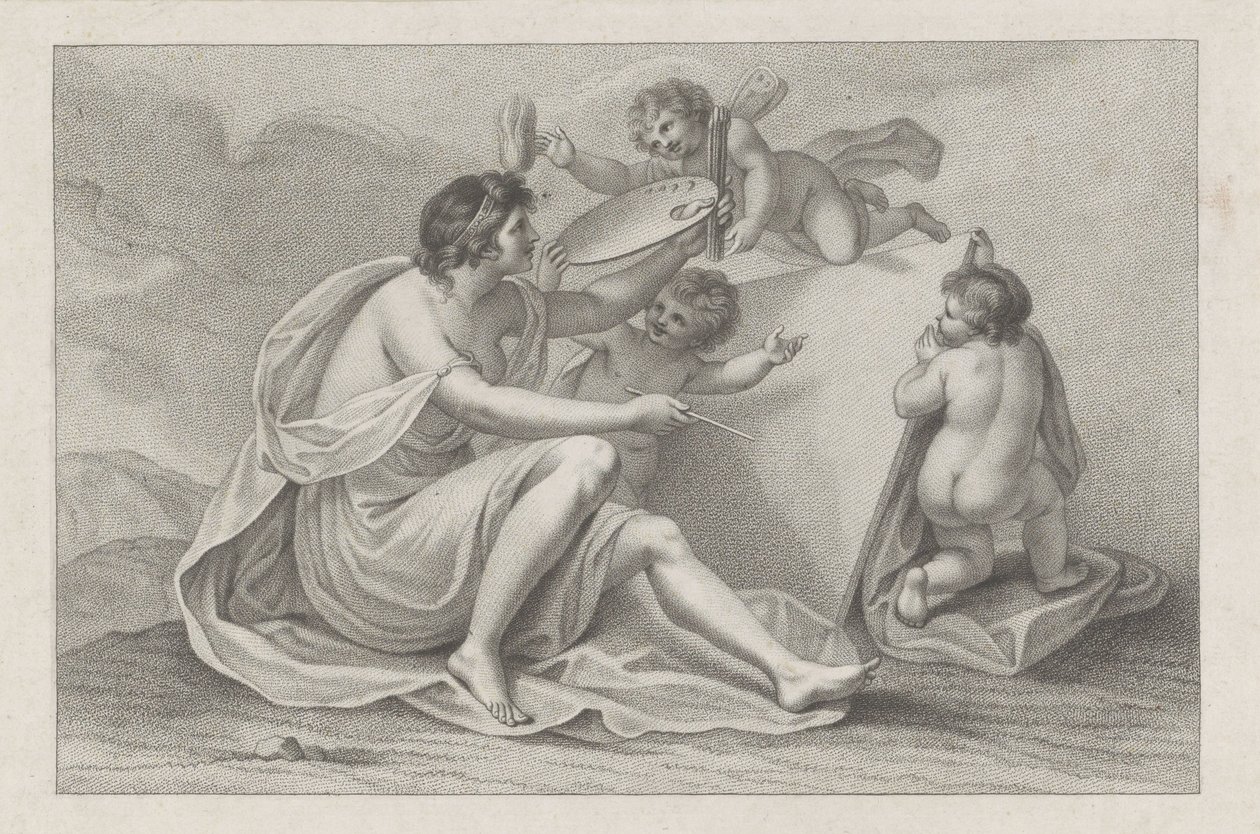 Title Page with the Personification of Painting by Francesco Bartolozzi