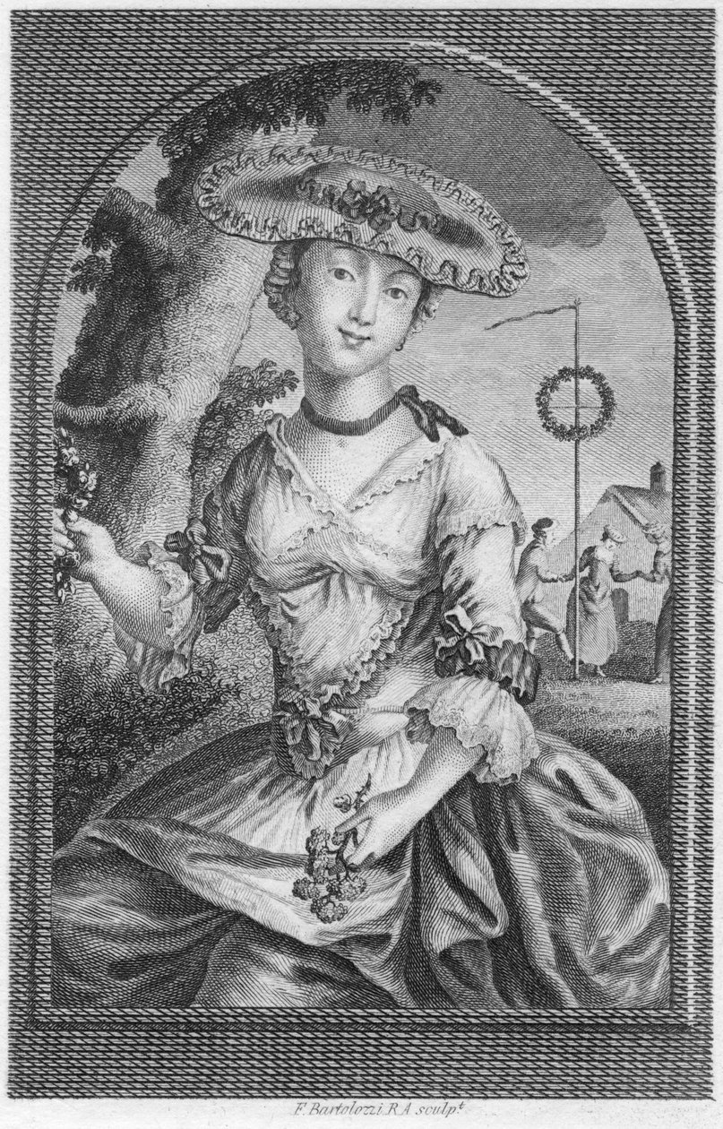 Young Woman, c1740-1810 by Francesco Bartolozzi