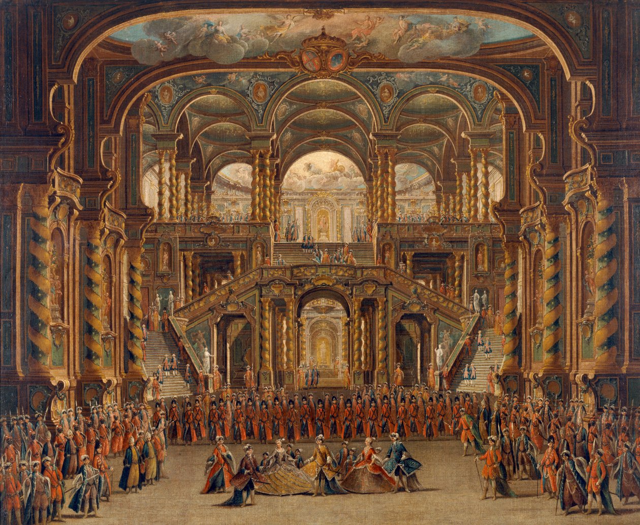 A scene from Italian opera 