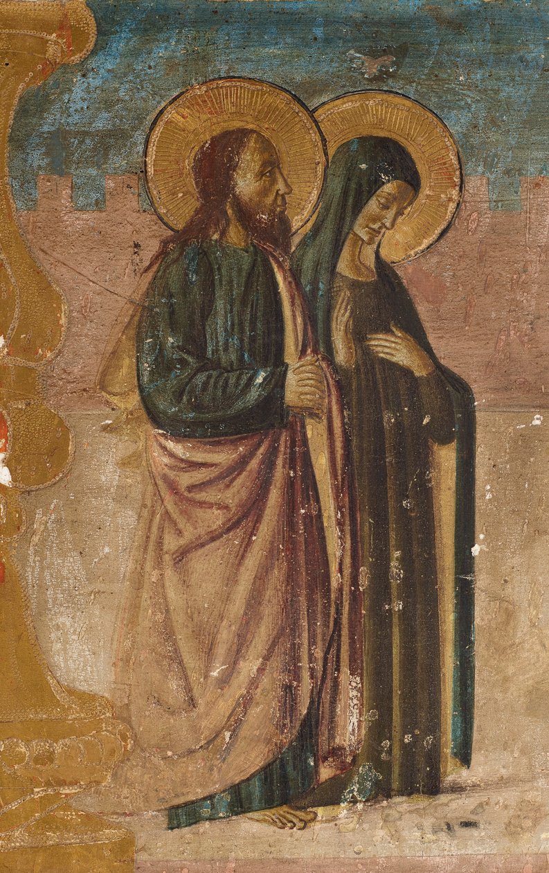 Saints Anne and Joachim by Francesco Botticini