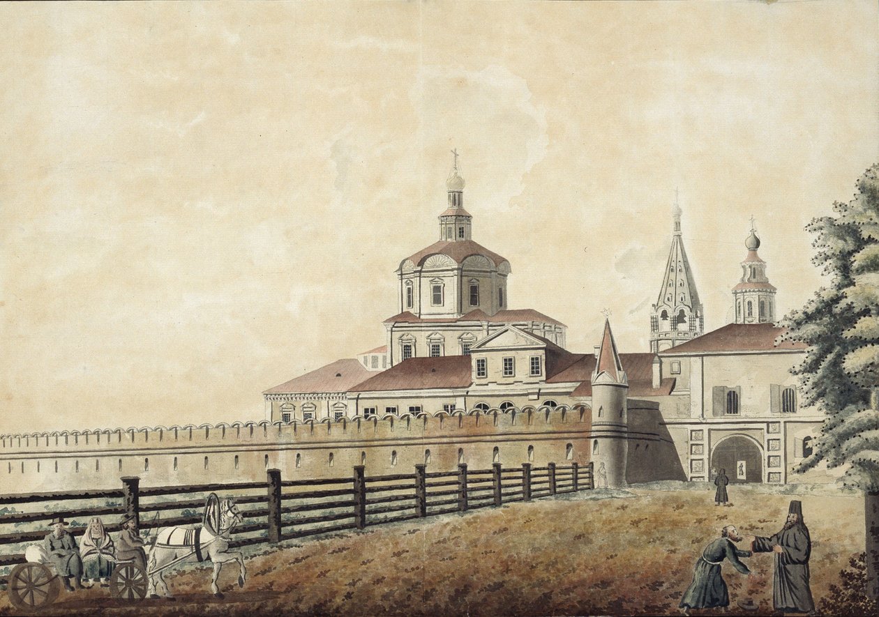 The St. Andronik Monastery in Moscow by Francesco Camporesi