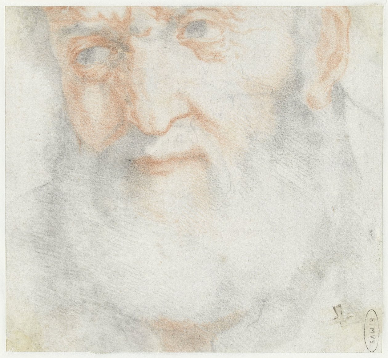 Head of an Old Man with a Beard by Francesco Furini (attributed to)