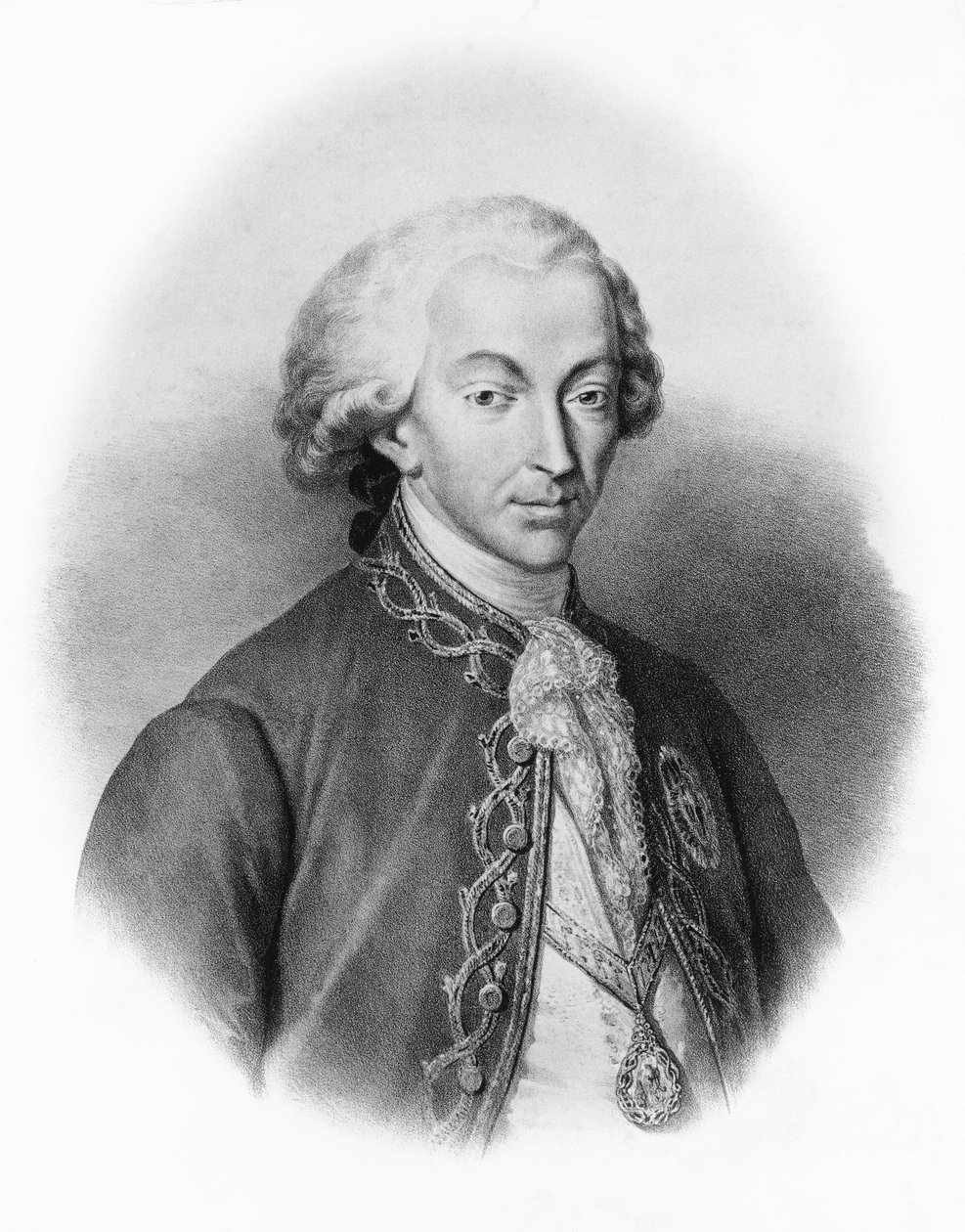 Portrait of Carlo Emanuele IV of Savoy (1751-1819), King of Sardinia by Francesco Gonin