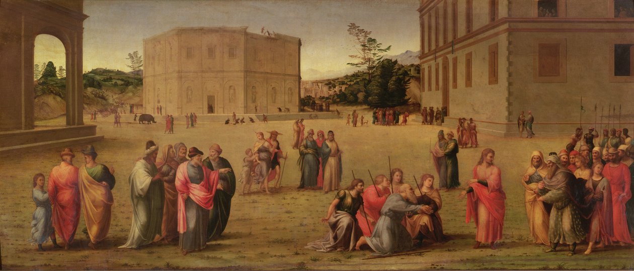 Joseph Presents his Father and Brothers to Pharaoh, c.1515 by Francesco Granacci