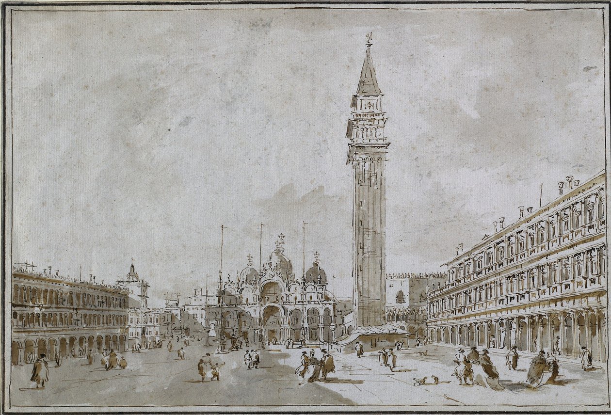 Piazza San Marco, Venice by Francesco Guardi