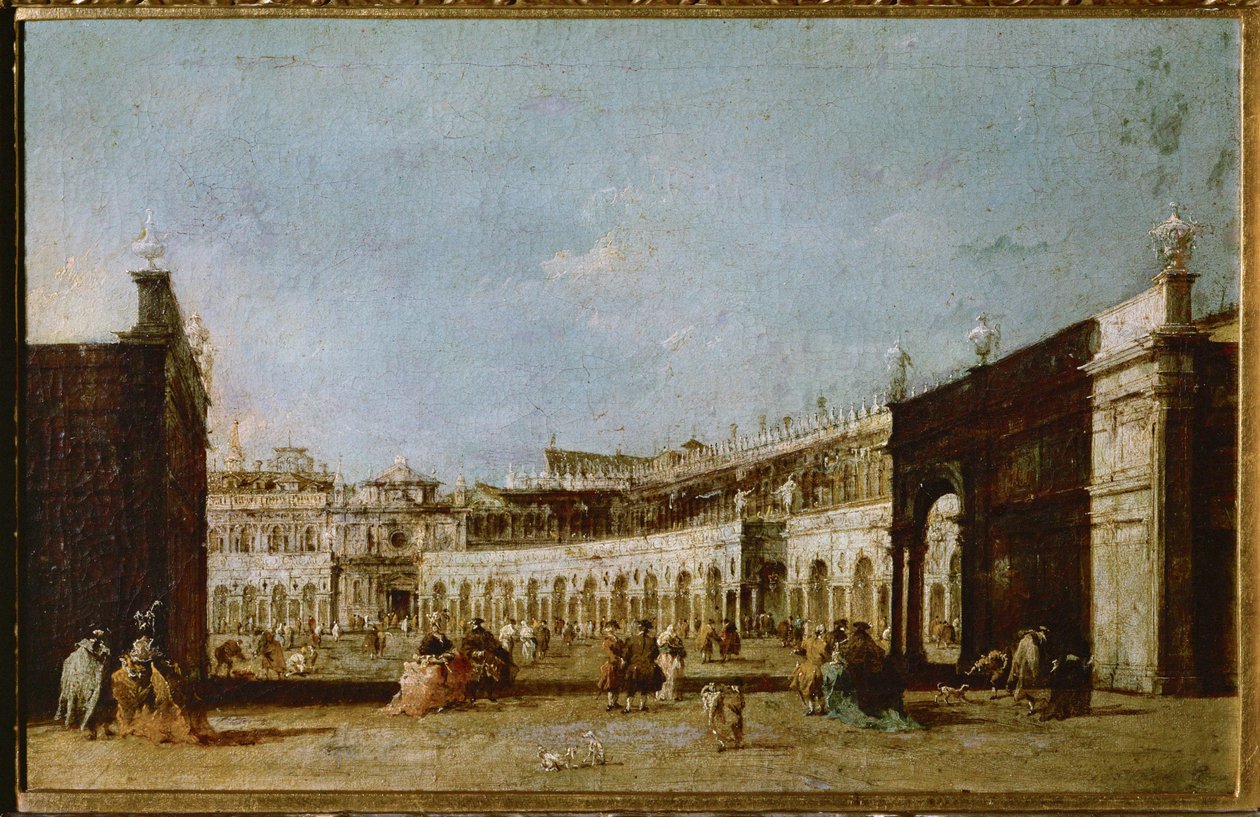 Piazza San Marco, Venice, Italy by Francesco Guardi