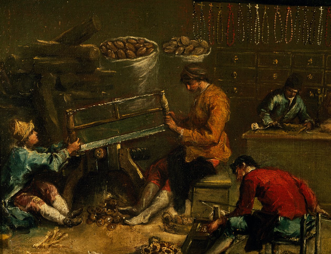 Signboard of Guild of Coroneri by Francesco Guardi